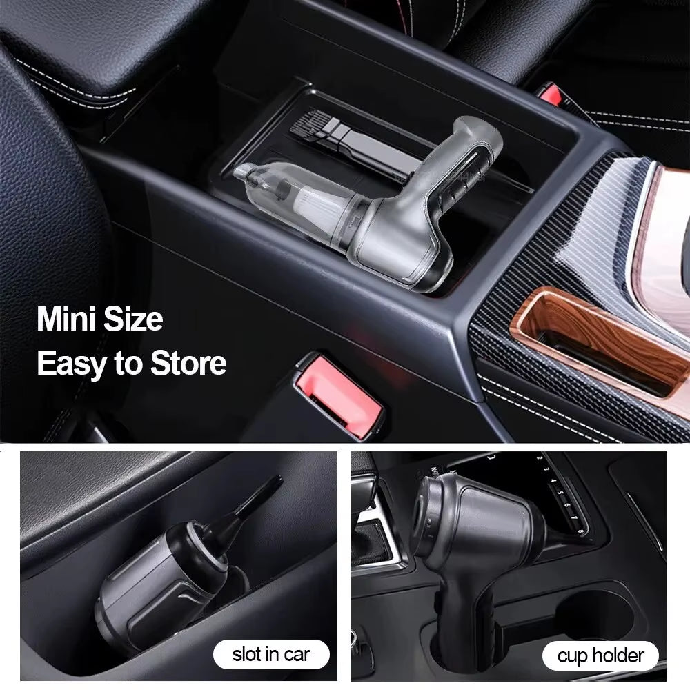Car Vacuum Cleaner 4 In1Wireless Vacuum Cleaner Duster Handheld Vacuum Pump for Home Portable Cordless Strongsuction Car Cleaner