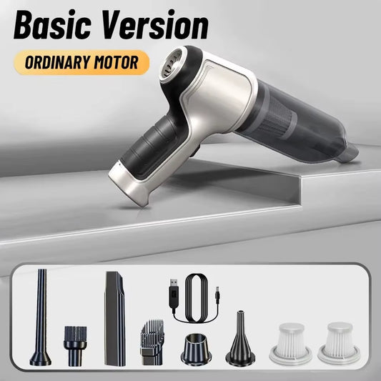Car Vacuum Cleaner 4 In1Wireless Vacuum Cleaner Duster Handheld Vacuum Pump for Home Portable Cordless Strongsuction Car Cleaner