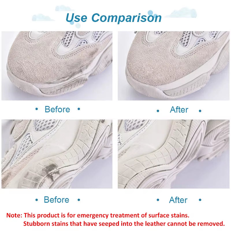 Suede & Sneaker Shoes Cleaning Eraser Matte Leather Shoes Care Whitening Velvet Leather Revitalizer & Stain Remover Tool