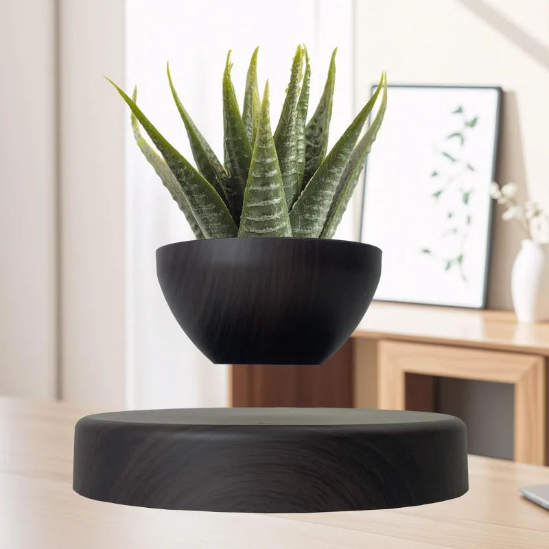 Levitating Plant Pot Floating Pot Bonsai Planter Home Office Desk Decor Birthday Christmas Gift for Girlfriend Women Friends