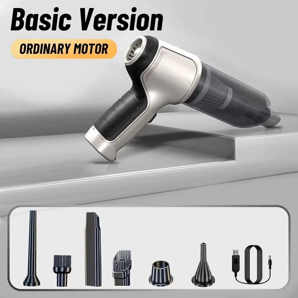 Car Vacuum Cleaner 4 In1Wireless Vacuum Cleaner Duster Handheld Vacuum Pump for Home Portable Cordless Strongsuction Car Cleaner