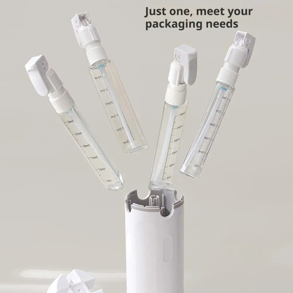 4-in-1 Portable Travel Bottles – Leak-Proof Dispenser for Lotion, Conditioner, and More!